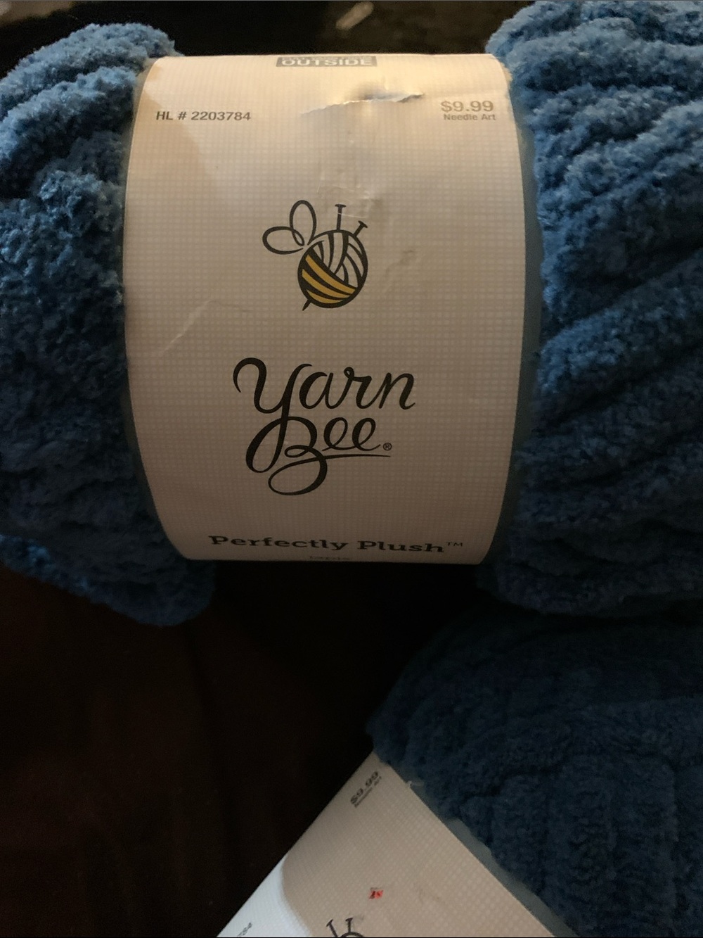 Yarn Bee Perfectly Plush lapis 10-oz 56yards